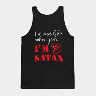 Not Like Other Girl Sassy Cute Funny Satan Tank Top